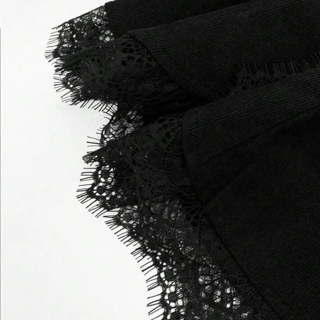 Spitzen Blazer black